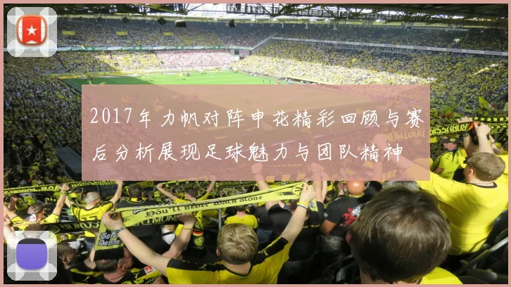 2017年力帆对阵申花精彩回顾与赛后分析展现足球魅力与团队精神